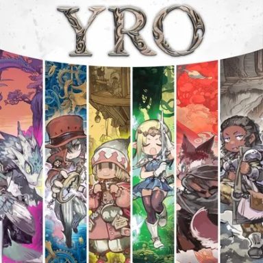 YRO Anime style characters in vertical stripes under the game title "YRO"