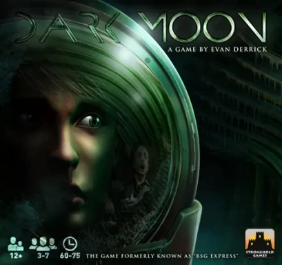 Dark Moon A closeup of a worried astronaut's face under the game title Dark Moon